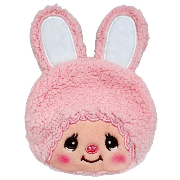 Monchhichi Chimutan Bunny Face Plush Coin Bag - Picture 1 of 4